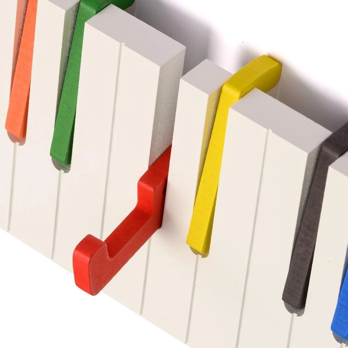 Merkloos Decopatent® Wandkapstok Hout - Piano Kinderkamer Kapstok - Met 16 Ophang Haken - Wand Kapstok - Garderoberek - Wit - 60 Cm Breed 7 Merkloos Decopatent® Wandkapstok Hout - Piano Kinderkamer Kapstok - Met 16 Ophang Haken - Wand Kapstok - Garderoberek - Wit - 60 Cm Breed - Afbeelding 5