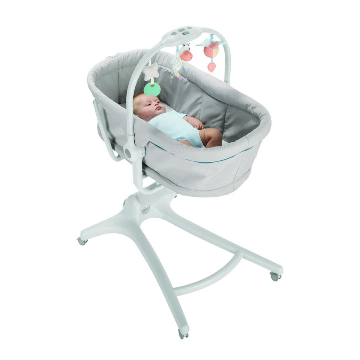 Chicco Baby Hug 4-in-1 Wieg - Met Speelboog - Babygym - Aquarelle 6 Chicco Baby Hug 4-in-1 Wieg - Met Speelboog - Babygym - Aquarelle - Afbeelding 4