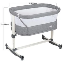 BabyGO Co Sleeper Wieg Met Schommelfuntie Vivaldi Grey 19 BabyGO Co Sleeper Wieg Met Schommelfuntie Vivaldi Grey -Winkel Voor Babyproducten 1200x1200 1404