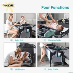 ALLROUNDSGOODS -Nachtkastje- Voor Baby- Bed- Multifunctionele Wiegen Wieg-Hek-Vouwen-Babybed 0 ~ 6 Jaar Oude Draagbare Baby Crib Cot -Winkel Voor Babyproducten 1200x1200 1514