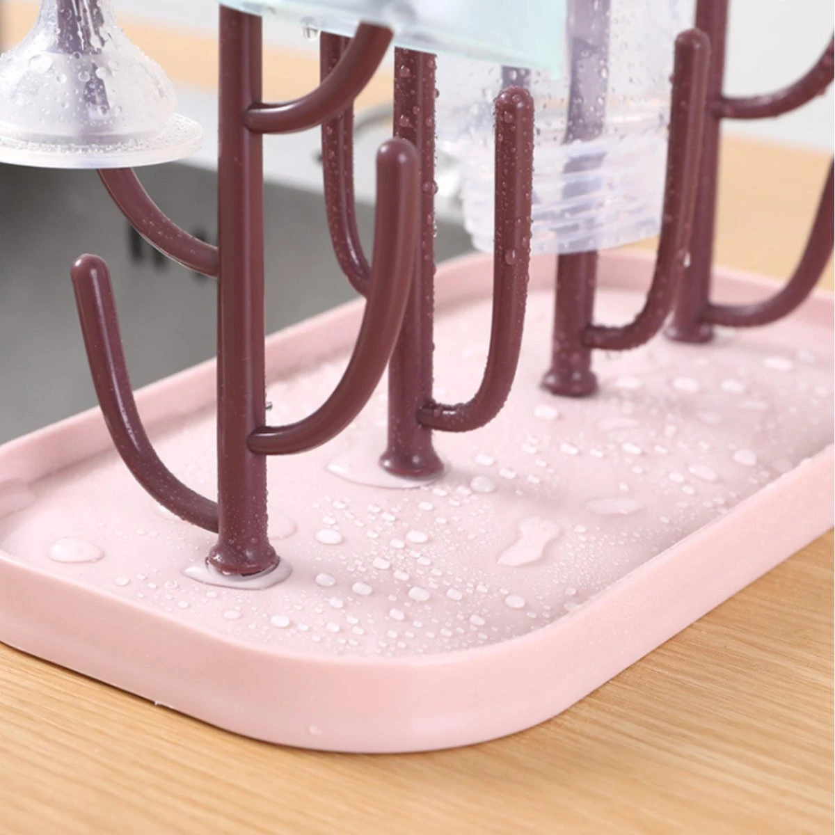 Merkloos Baby Flessen Droogrek - Afdruiprek Met Lekbak - Afwasrek - Baby Flesjes Droogrek - Flessenrek - Kraamcadeau - Baby Cadeau - Blauw 9 Merkloos Baby Flessen Droogrek - Afdruiprek Met Lekbak - Afwasrek - Baby Flesjes Droogrek - Flessenrek - Kraamcadeau - Baby Cadeau - Blauw - Afbeelding 7