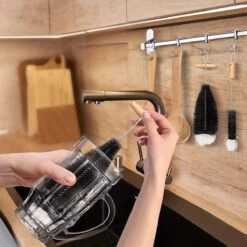 Merkloos Flessenborstel 2-pack Geschikt Voor Sodastream Flessen – Vaatwasbestendig Flessenreiniger Schoonmaakborstel - Flessenrager Flesborstel Borstel -Winkel Voor Babyproducten 1200x1200 1716