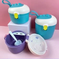 Babyvoeding Dispenser - Baby Melkpoeder Doseer Box - Reisbox - Opbergdoos Voor Voeding - Dispenser Met Schep 440ML - Paars -Winkel Voor Babyproducten 1200x1200 1718