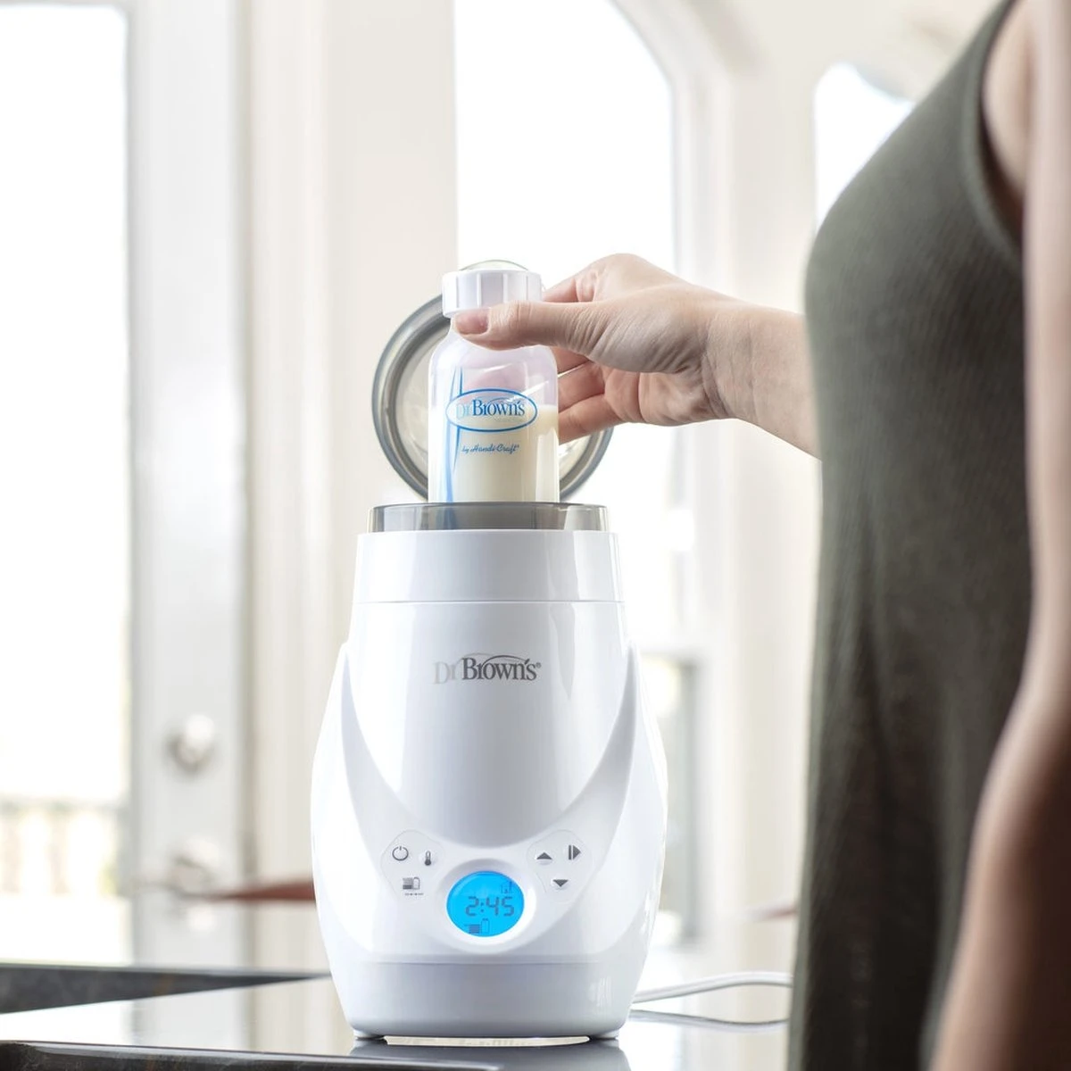 Dr. Brown's Deluxe Flessenwarmer En Sterilisator 4 Dr. Brown's Deluxe Flessenwarmer En Sterilisator - Afbeelding 2