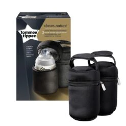 Tommee Tippee Closer To Nature - Geïsoleerde Tas Voor Zuigflessen - Set Van 2 - Zwart -Winkel Voor Babyproducten 1200x1200 1813