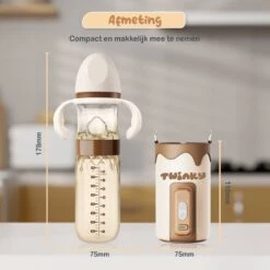 Twinky® Bottlewarmer GO – Draagbare Baby Flessenwarmer Voor Onderweg En Thuis – Incl. PPSU-Kwaliteit Babyflesje + Poederdoosje – USB-C Oplaadbaar -Winkel Voor Babyproducten 1200x1200 1830