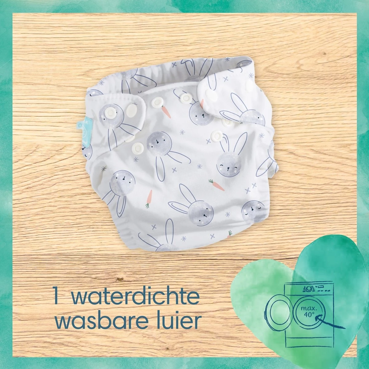 Pampers® Pampers - Harmonie Hybrid - Wasbare Luier - Probeerverpakking 7 Pampers® Pampers - Harmonie Hybrid - Wasbare Luier - Probeerverpakking - Afbeelding 5