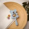 Merkloos Bijtring - Rammelaar - Babys - Speelgoed - Babyspeelgoed - Kraamcadeau - Siliconen - BPA Vrij - Blauw -Winkel Voor Babyproducten 1200x1200 2062