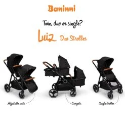 Baninni Duo Kinderwagen Luiz Grijs -Winkel Voor Babyproducten 1200x1200 2149