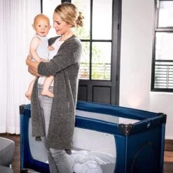 Hauck Dream N Play Plus Campingbedje Set - Met Matras En Muggennet - Navy -Winkel Voor Babyproducten 1200x1200 2160