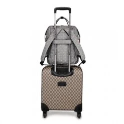 Miss Lulu Luier- En Verzorgingstas Rugzak - Grijs (E6705 D2-GY) -Winkel Voor Babyproducten 1200x1200 2307