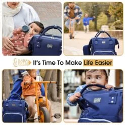 NanaBeebi Luiertas - Rugzak - Met Isoleervak - Blauw- Inclusief Flessenwarmhouder En Kinderwagenhaken 15 NanaBeebi Luiertas - Rugzak - Met Isoleervak - Blauw- Inclusief Flessenwarmhouder En Kinderwagenhaken -Winkel Voor Babyproducten 1200x1200 2323