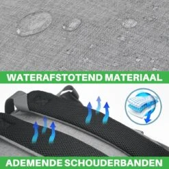 Brisby Slijtvaste Luiertas – Verzorgingstas – Met Buggymontage - Lichtgrijs -Winkel Voor Babyproducten 1200x1200 2329