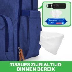 Brisby Slijtvaste Luiertas – Verzorgingstas – Met Buggymontage - Blauw -Winkel Voor Babyproducten 1200x1200 2374