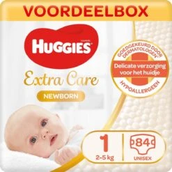 Huggies Luiers - Maat 1 (2 Tot 5 Kg) - 168 (8x21) Stuks - Newborn - Voordeelverpakking -Winkel Voor Babyproducten 1200x1200 258