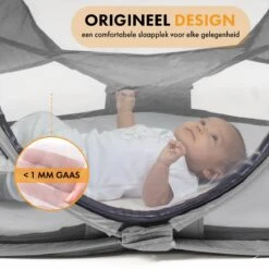 Deryan Baby Luxe Campingbedje – Inclusief Zelfopblaasbare Matras - Zwart -Winkel Voor Babyproducten 1200x1200 2585