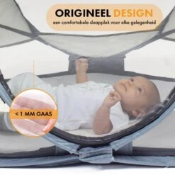 Deryan Baby Luxe Campingbedje – Inclusief Zelfopblaasbare Matras - Cream -Winkel Voor Babyproducten 1200x1200 2596