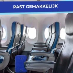 Merkloos Voetensteun - Vliegtuigbedje - Premium Quality - Reisbedje - 3 Hoogtestanden - Vliegtuig Kussen - Voetenbankje Of Poef - Met Opbergzakje & Pomp - Grijs -Winkel Voor Babyproducten 1200x1200 2681