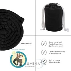 Baby Draagdoek - Babywrap - Baby Carrier - Babydrager - Buikdrager Baby – Baby Draagzak - Baby Sling | Luminatic® | Ergonomisch | Met Tasje | Zwart 14 Baby Draagdoek - Babywrap - Baby Carrier - Babydrager - Buikdrager Baby – Baby Draagzak - Baby Sling | Luminatic® | Ergonomisch | Met Tasje | Zwart -Winkel Voor Babyproducten 1200x1200 2760