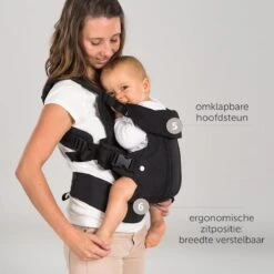 Fillikid Draagzak/Doek - 4 In 1 Ergonomische Buikdrager En Rugdrager - Zwart -Winkel Voor Babyproducten 1200x1200 2765