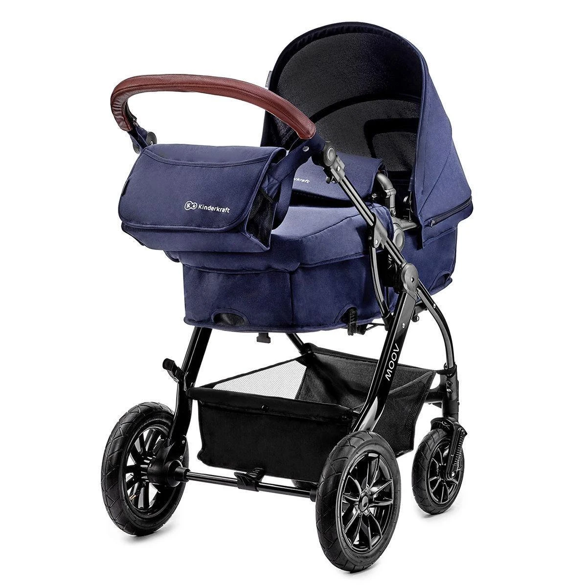 Kinderkraft Moov 3 In 1 Kinderwagen - Inclusief Autostoel - Navy 4 Kinderkraft Moov 3 In 1 Kinderwagen - Inclusief Autostoel - Navy - Afbeelding 2