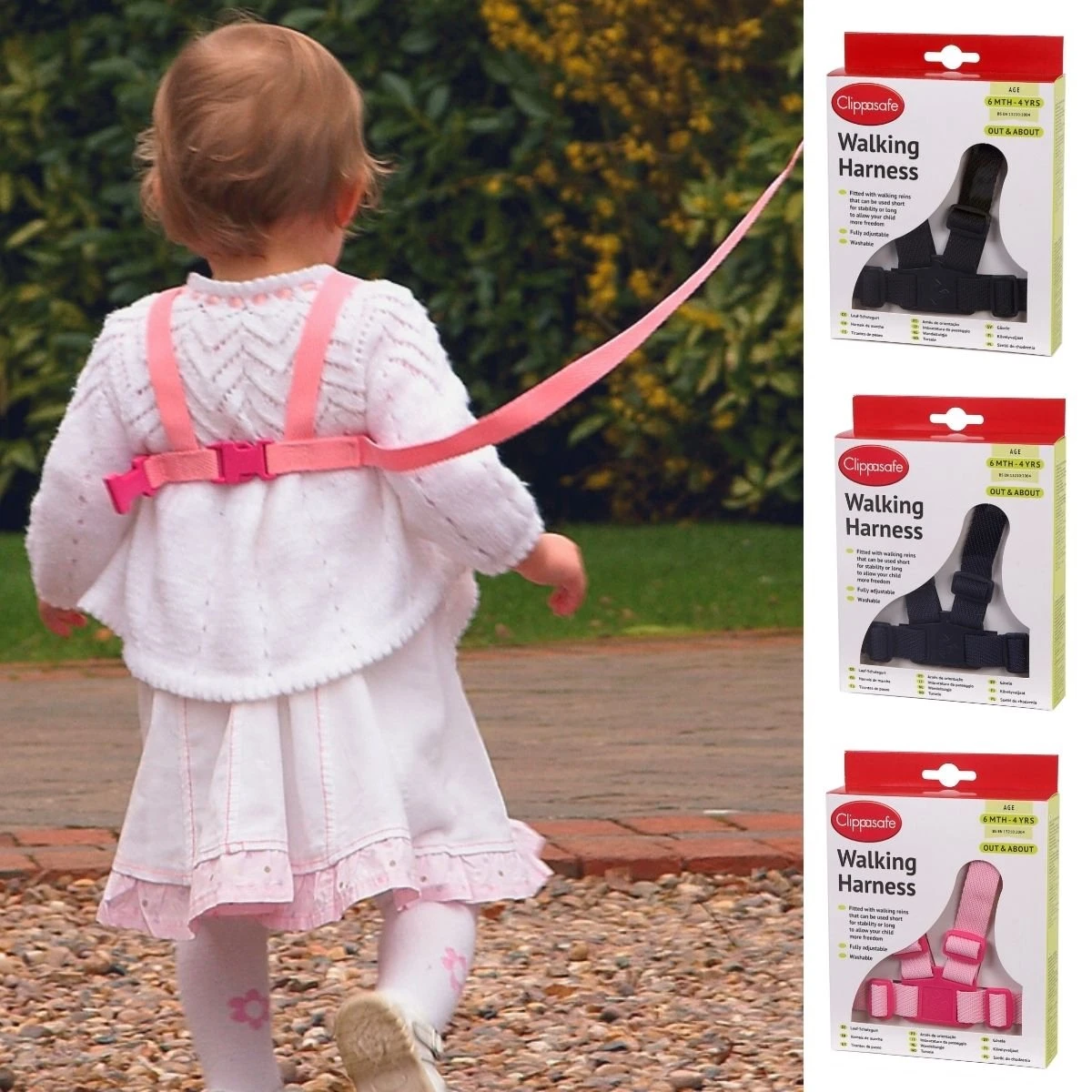 Looptuigje Voor Kinderen - Kindertuigje Met Looplijn - Tuigje Kind - Blauw 5 Looptuigje Voor Kinderen - Kindertuigje Met Looplijn - Tuigje Kind - Blauw - Afbeelding 3