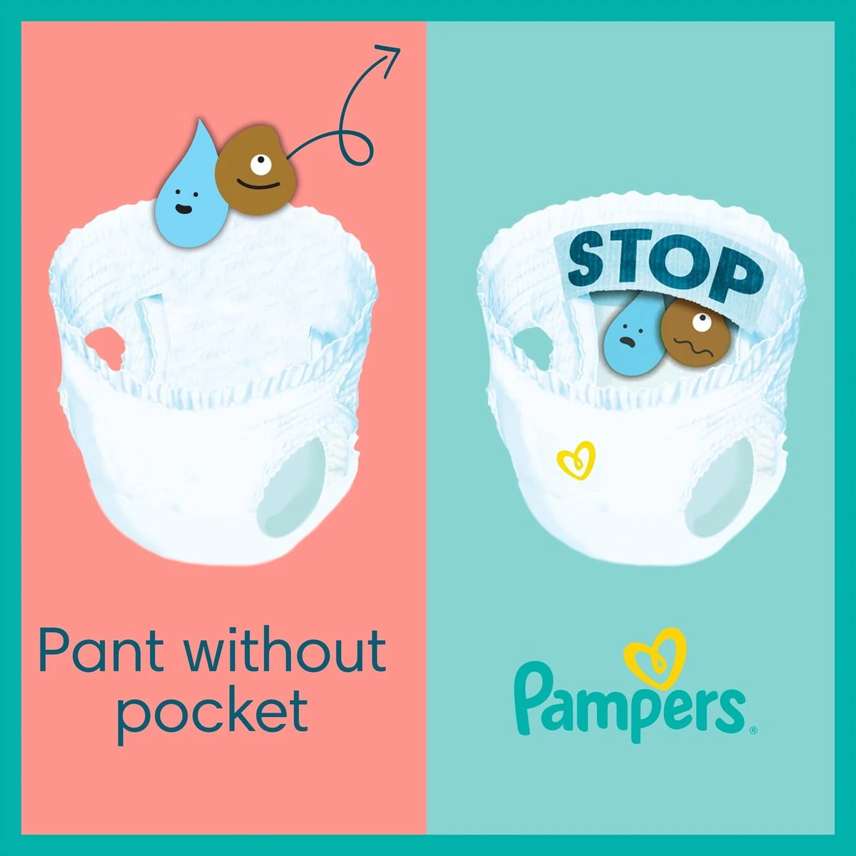 Pampers® Pampers - Premium Protection Pants - Maat 4 - Mega Pack - 80 Broekjes 8 Pampers® Pampers - Premium Protection Pants - Maat 4 - Mega Pack - 80 Broekjes - Afbeelding 6