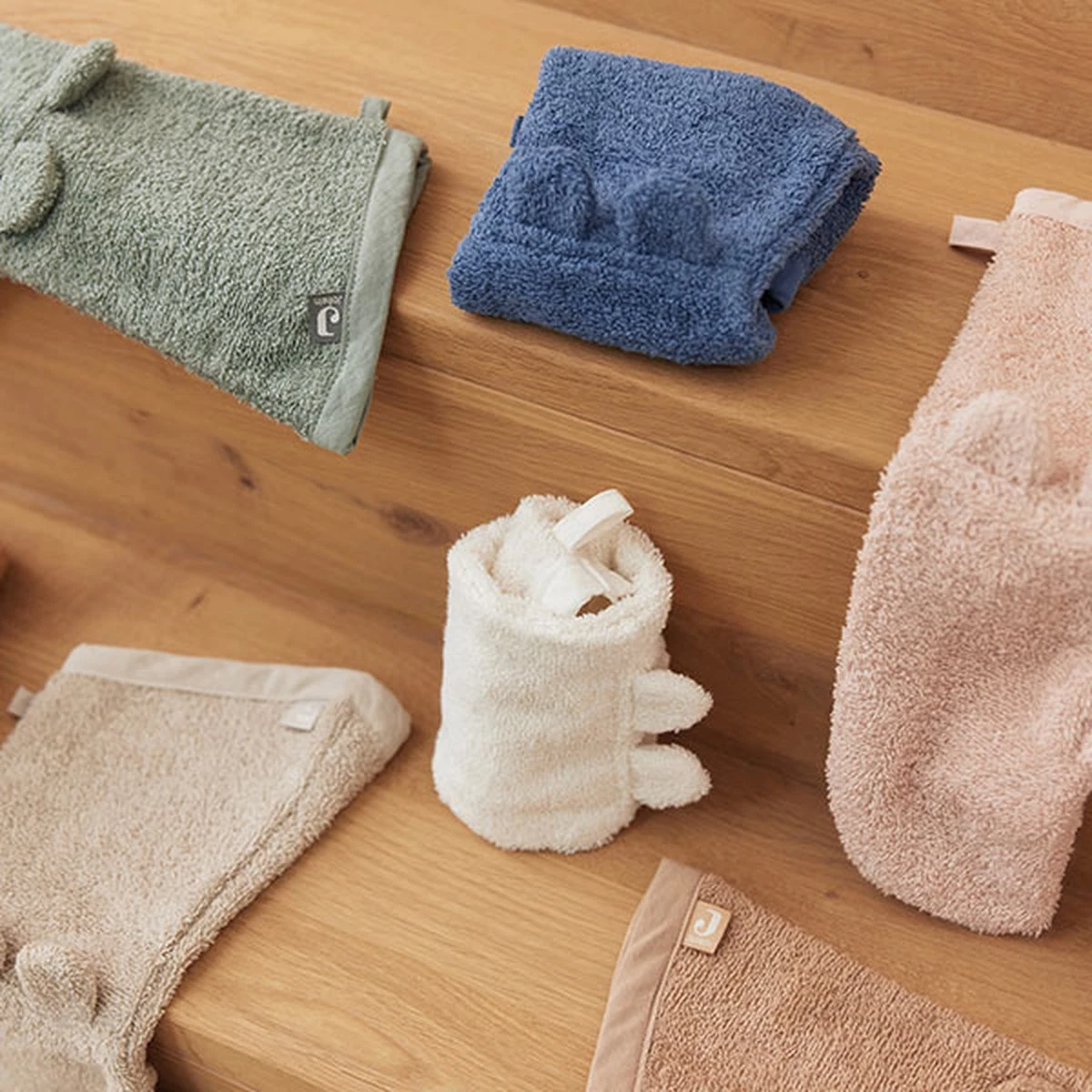 Jollein Baby Washand Badstof Ears - Biscuit 10 Jollein Baby Washand Badstof Ears - Biscuit - Afbeelding 8