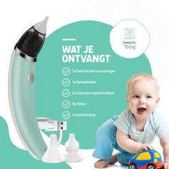 Hoy En Dia® Neusreiniger Baby Snoetenpoetsers - Neuspeer Met USB - Elektrische Neuszuiger - Toetenvegers -Winkel Voor Babyproducten 1200x1200 472