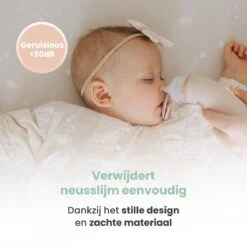Babily® - Elektrische Neusreiniger Voor Baby's - 0 T/m 6 Jaar - Neuszuiger - Neuspeer - Snoetenpoetser - Toetenveger - Aspirator - Incl. 5 Zuigkrachtstanden En 3 Kalmerende Melodieën -Winkel Voor Babyproducten 1200x1200 511