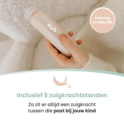 Babily® - Elektrische Neusreiniger Voor Baby's - 0 T/m 6 Jaar - Neuszuiger - Neuspeer - Snoetenpoetser - Toetenveger - Aspirator - Incl. 5 Zuigkrachtstanden En 3 Kalmerende Melodieën -Winkel Voor Babyproducten 1200x1200 513