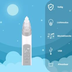 Merkloos Neusreininger Baby – Elektrische Neuszuiger – Neus Aspirator Met USB – Neuspeer & Blackhead Remover – Snotverwijderaar – Snoetenpoetser Peuter -Winkel Voor Babyproducten 1200x1200 527