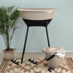 Bad- En Verzorgingsset Luma Hydrofiel Taupe/Starterset Wit 6-delig -Winkel Voor Babyproducten 1200x1200 589