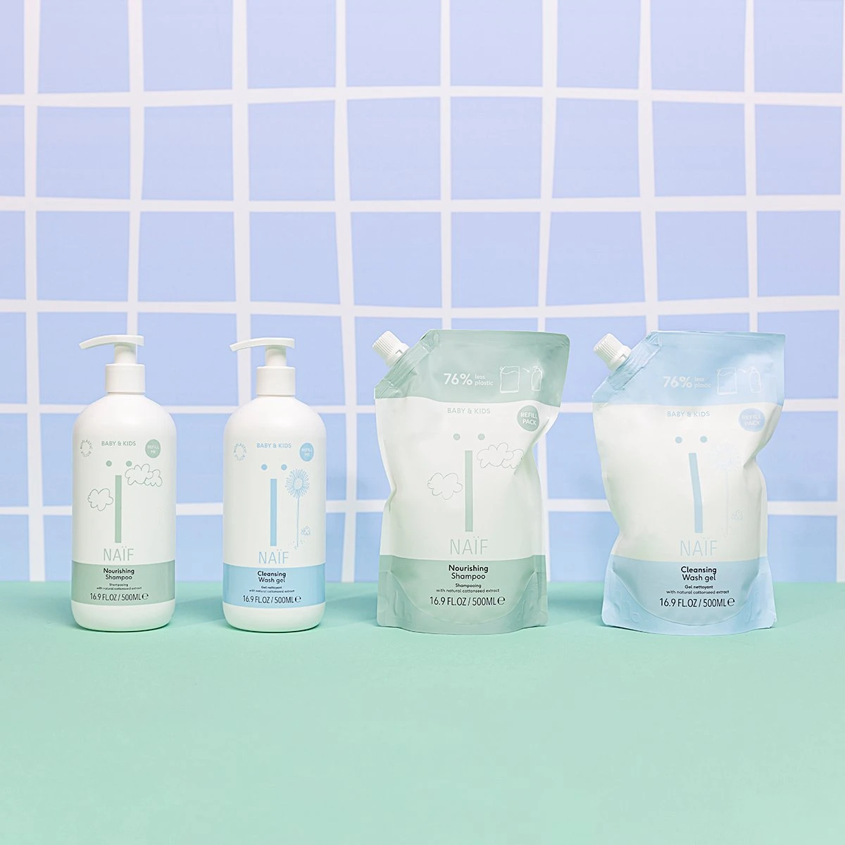 Naïf Voedende Shampoo – Navulverpakking - Baby En Kids - 500ml - Met Natuurlijke Ingrediënten 7 Naïf Voedende Shampoo – Navulverpakking - Baby En Kids - 500ml - Met Natuurlijke Ingrediënten - Afbeelding 5