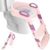 Macx & Macx Toilettrainer Met Trapje - Brilverkleiner Met Handvaten En Opstapje - Opvouwbaar Toilet Bril Zitje - WC Zindelijkheids Training Voor Jongens/Meisjes - Urinoirs Voor Kind/Peuter Van 2 Tot 7 Jaar - Roze -Winkel Voor Babyproducten 1200x1200 697