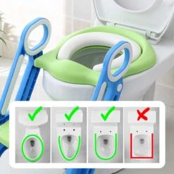 LifeGoods WC Verkleiner Met Trapje - Trainer Met Opstapje - 2 Tot 7 Jaar - Groen/Blauw -Winkel Voor Babyproducten 1200x1200 728