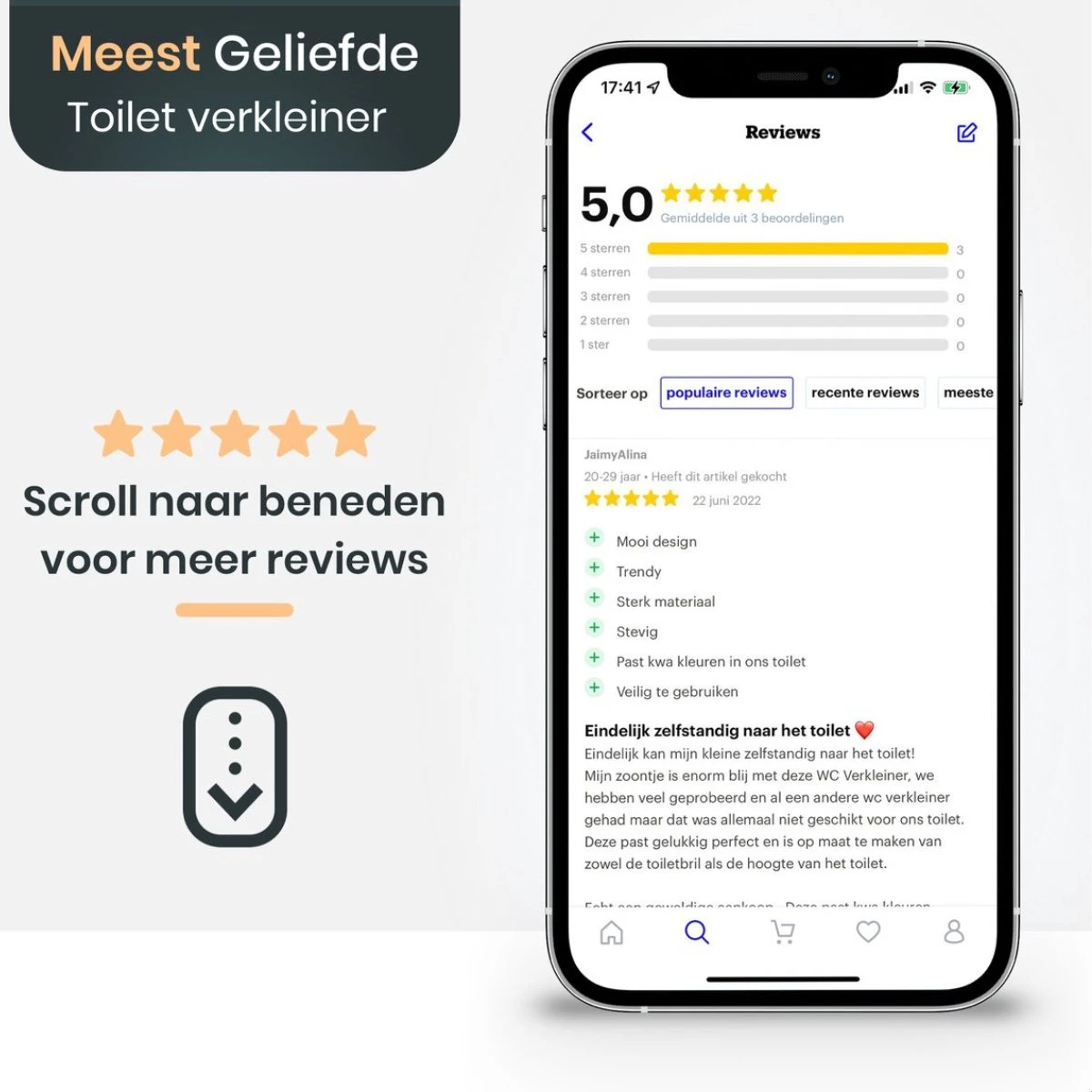 XIORI-SEMS - WC Verkleiner Met Trapje - Toiletverkleiner - Wit Met Goud - Toilettrainer - 2 Tot 7 Jaar - Met Beloningssysteem 10 XIORI-SEMS - WC Verkleiner Met Trapje - Toiletverkleiner - Wit Met Goud - Toilettrainer - 2 Tot 7 Jaar - Met Beloningssysteem - Afbeelding 8