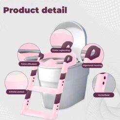WC Verkleiner Met Trapje - Inclusief Handvaten - Opvouwbaar - 2 Tot 7 Jaar - Roze - Paars -Winkel Voor Babyproducten 1200x1200 746