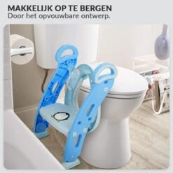 Buxibo Kinder WC Met Opstapje - WC Bril Kind - Kinderzitting WC - Toilet Verkleiner - Toilettrainer - Blauw -Winkel Voor Babyproducten 1200x1200 757