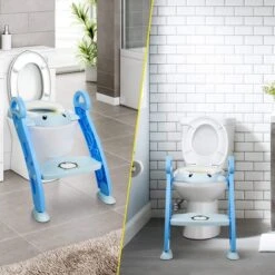 Buxibo Kinder WC Met Opstapje - WC Bril Kind - Kinderzitting WC - Toilet Verkleiner - Toilettrainer - Blauw -Winkel Voor Babyproducten 1200x1200 759