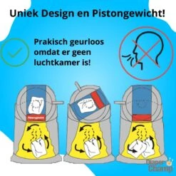 Luieremmer Large Zilver - Groot - Zonder Navulling - Geschikt Voor Pampers En Huggies - Stoma -Winkel Voor Babyproducten 1200x1200 769