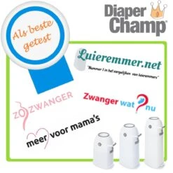 Luieremmer Large Zilver - Groot - Zonder Navulling - Geschikt Voor Pampers En Huggies - Stoma -Winkel Voor Babyproducten 1200x1200 772