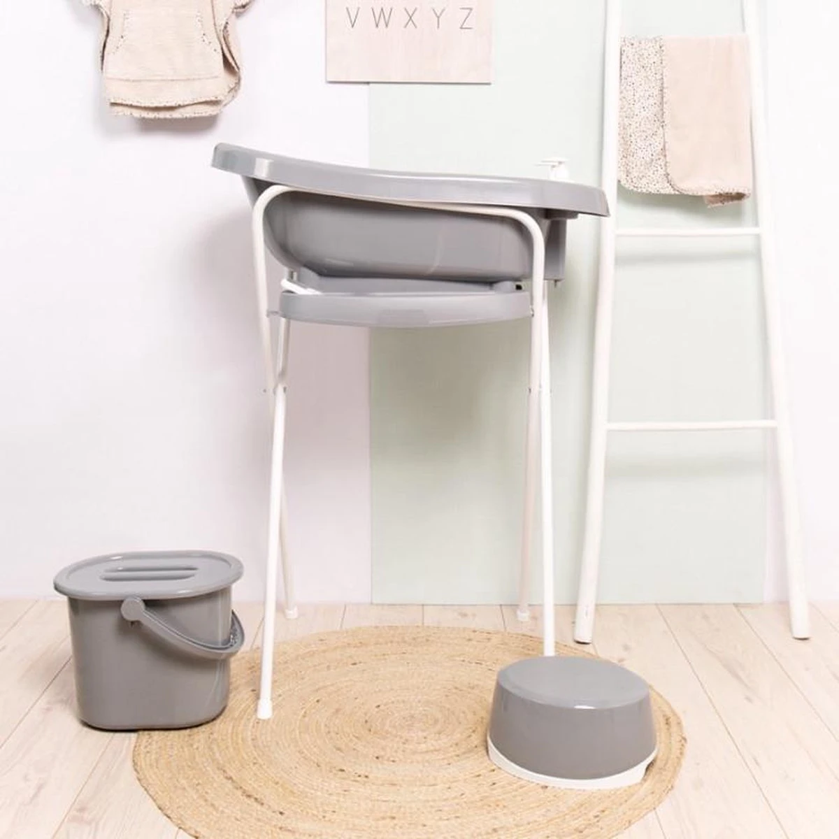 Bébé-jou Fabulous Luieremmer - Griffin Grey 4 Bébé-jou Fabulous Luieremmer - Griffin Grey - Afbeelding 2