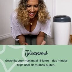 Tommee Tippee Simplee Sangenic Luieremmer, Milieuvriendelijker Systeem, Inclusief 1 Navulcassette Met Duurzaam Geproduceerde Antibacteriële GREENFILM, Grijs -Winkel Voor Babyproducten 1200x1200 787