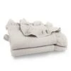 Hydrofiele Doek XL - 120x120 Cm - Ruffle Grijs - Inbakerdoek - Swaddle Doek -Winkel Voor Babyproducten 1200x1200 889
