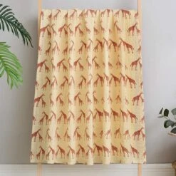 2 Stuks - Hydrofiele Doeken XL 120x120 Cm - Inbakerdoek Baby - Safari Giraf -Winkel Voor Babyproducten 1200x1200 930