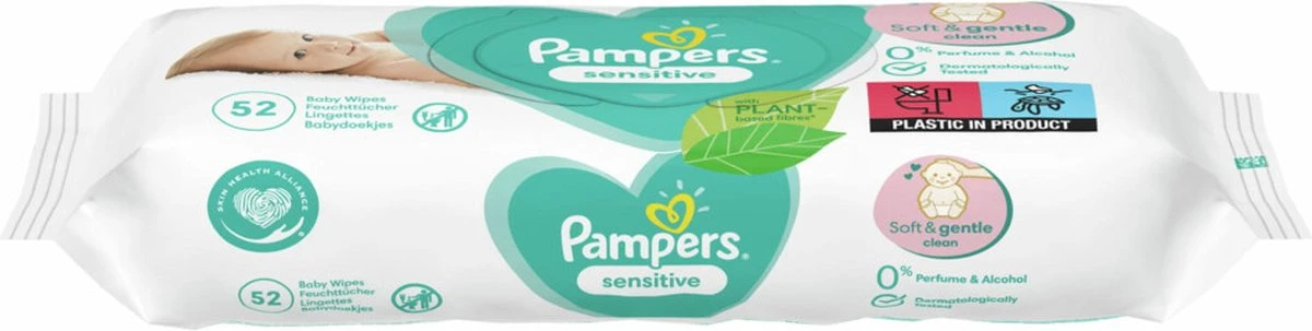 Pampers® Pampers - Billendoekjes Sensitive Navulpak - 624 Doekjes 7 Pampers® Pampers - Billendoekjes Sensitive Navulpak - 624 Doekjes - Afbeelding 5