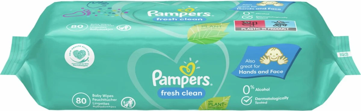 Pampers® Pampers Fresh Clean Billendoekjes - 1200 Doekjes 7 Pampers® Pampers Fresh Clean Billendoekjes - 1200 Doekjes - Afbeelding 5