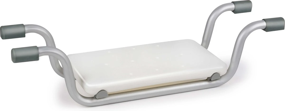 Vivamore Badzitje - Badstoeltje Tot Max. 150 KG - 74 X 23 X 18 CM - Badkruk - Anti-Slip Poten - Stevig Frame - Wit 13 Vivamore Badzitje - Badstoeltje Tot Max. 150 KG - 74 X 23 X 18 CM - Badkruk - Anti-Slip Poten - Stevig Frame - Wit - Afbeelding 11