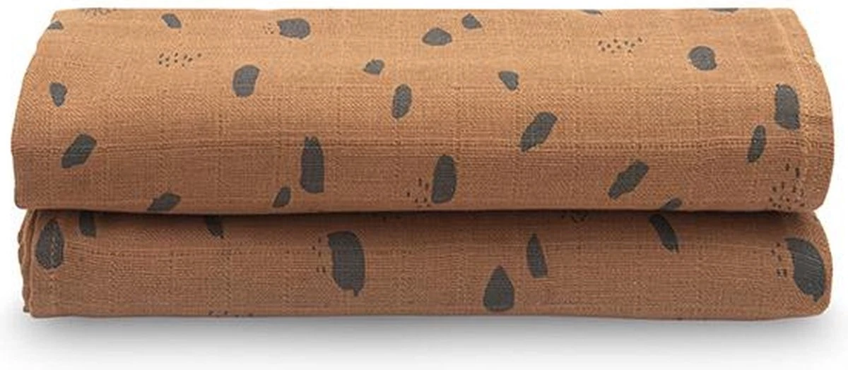 Jollein Hydrofiel Multidoek Meadow 115x115cm - Rosewood - 2 Stuks 14 Jollein Hydrofiel Multidoek Meadow 115x115cm - Rosewood - 2 Stuks - Afbeelding 12